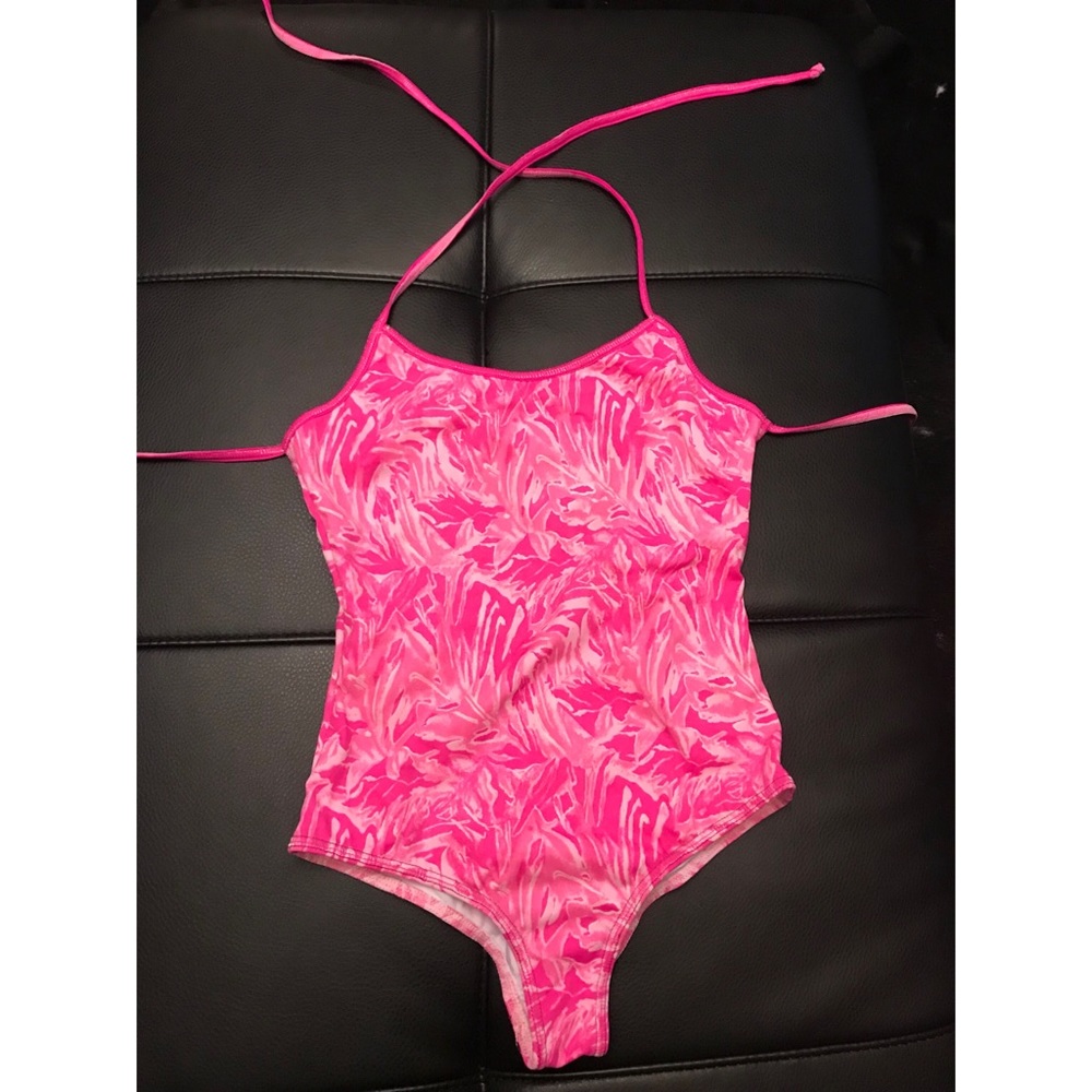 Custom Pink One Piece Swimsuit